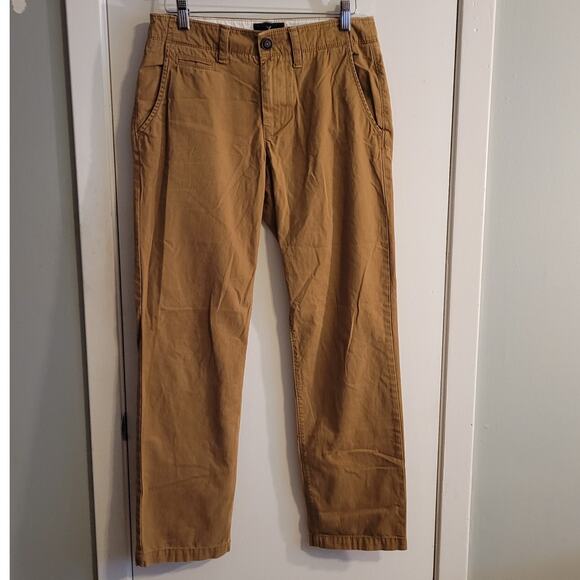 American Eagle Original Straight Pants 28x32 Khaki Casual Work Blokecore Retro - Picture 1 of 11
